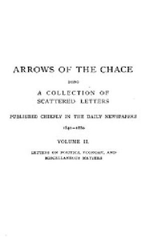 [Gutenberg 48015] • Arrows of the Chace, vol. 2/2 / being a collection of scattered letters published chiefly in the daily newspapers 1840-1880